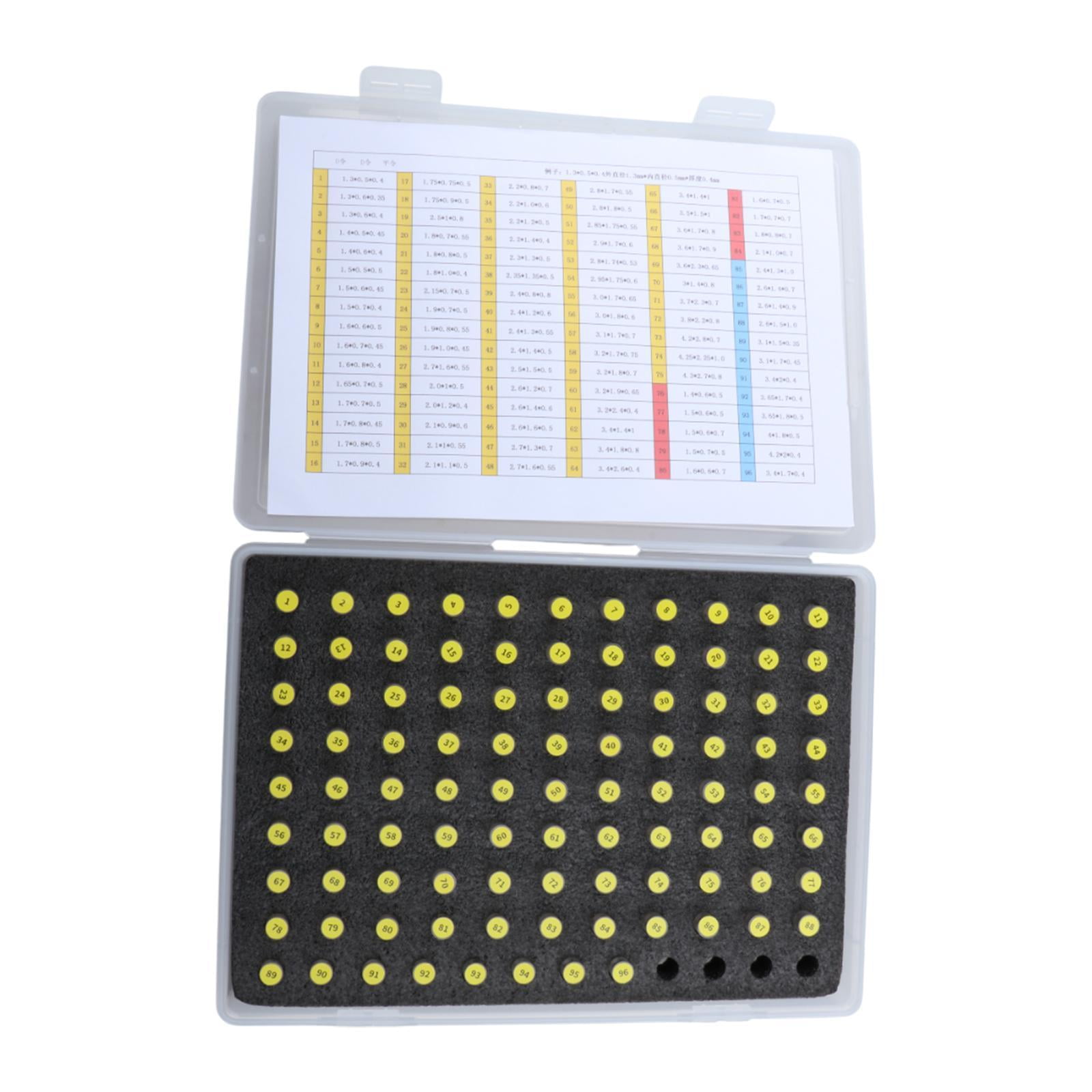 Segolike 960PCs Watch Back Cover Sealing Washing Mobile Crown Rings Practical Portable Substitute Washing Wegs for Repair Man
