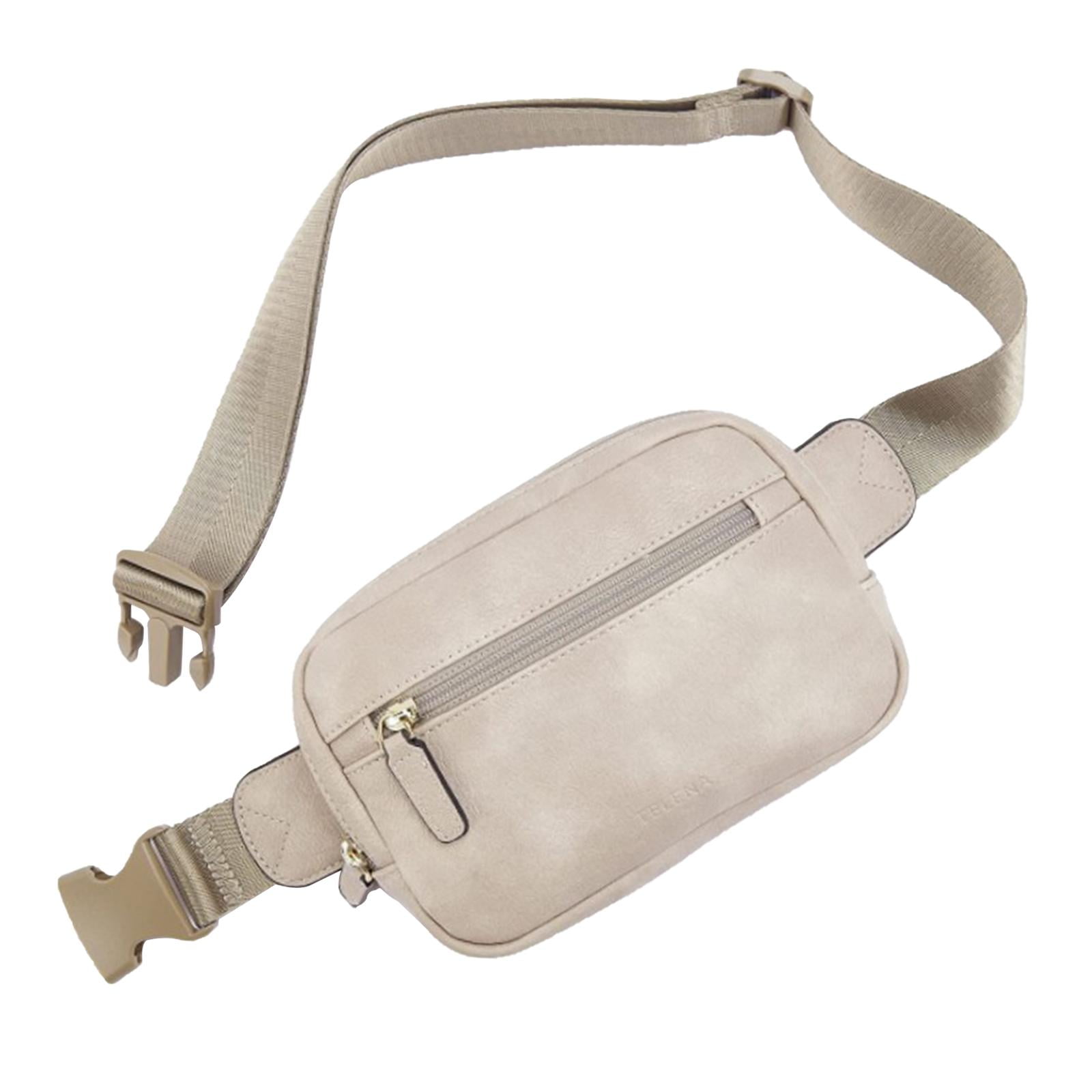 Segolike Belt Bag Handbag Everywhere Shoulder Purse Fashionable Tote Fanny Pack for Women Beige