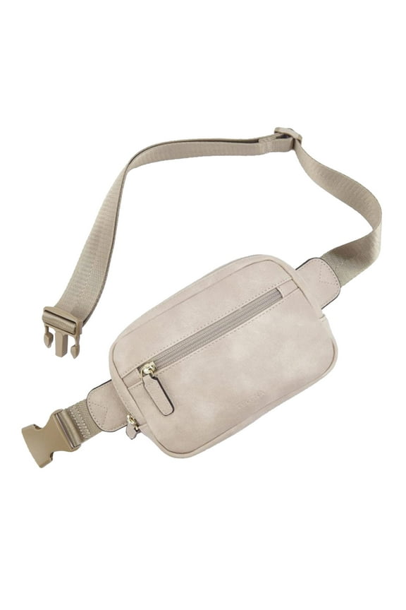 Belt Bag Handbag Everywhere Shoulder Purse Fashionable Tote Fanny Pack for Women Beige