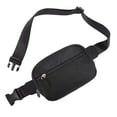 thumbnail image 1 of Segolike Belt Bag Handbag Everywhere Shoulder Purse Fashionable Tote Fanny Pack for Women Black, 1 of 8