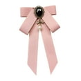 thumbnail image 1 of Segolike Bow Tie Ribbon Brooch Bowknot Shirt Tie Pre Tied Bowknot Ladies Elegant Fashion Neck Tie Necktie for Suit Shirt Gift Ceremony Pink, 1 of 8