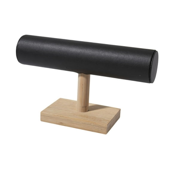 Segolike Bracelet Holder Display Stand for Men Women Stable Desktop Jewelry Organizer Jewelry Organization for Scrunchies Bangle Store Black PU leather