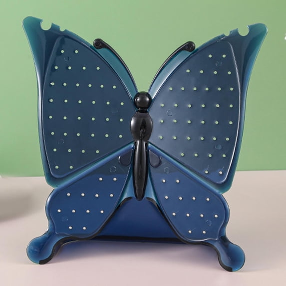 Segolike Butterfly Earring Holder Jewelry Organizer Ear Stud Holder, Stud Earrings Display Stand for Home, Store, Dresser, Anniversary blue