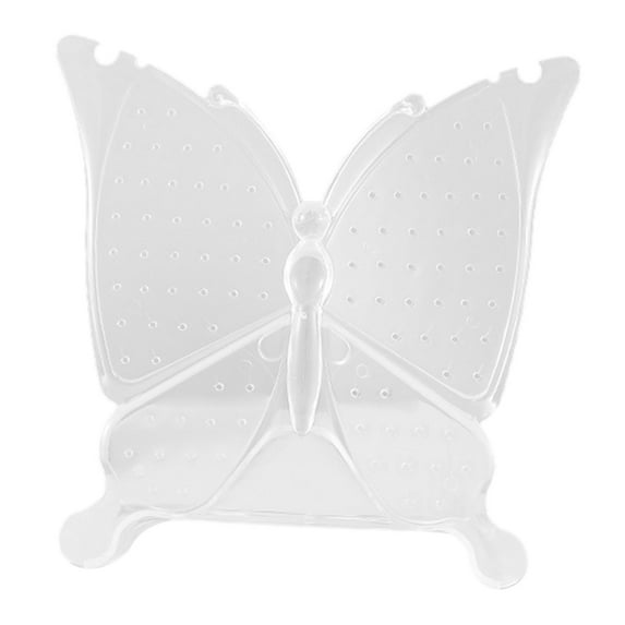Segolike Butterfly Earring Holder Jewelry Organizer Ear Stud Holder, Stud Earrings Display Stand for Home, Store, Dresser, Anniversary clear