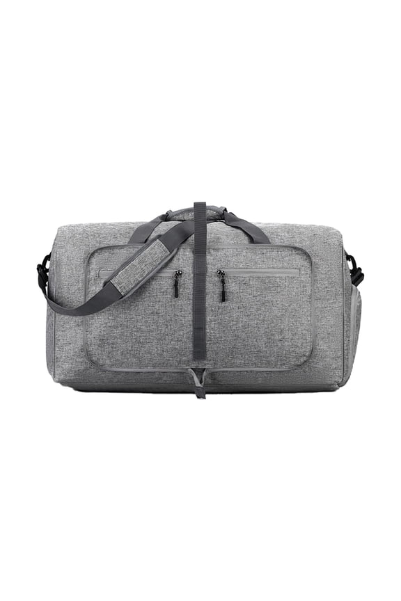 Carry on Bag Handbag Waterproof over Night Bag for Travelling Hiking Gym Camping Gray