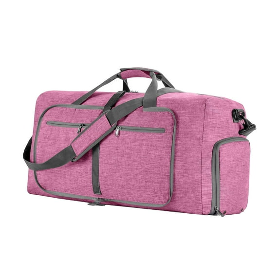 Segolike Carry on Bag Handbag Waterproof over Night Bag for Travelling Hiking Gym Camping Pink