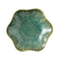 thumbnail image 1 of Segolike Ceramic Trinket Tray Flower Shape Spoon Holder Decorative Plate Key Bowl Dish for Trinket Daughter Kitchen Birthday Gift Green, 1 of 8