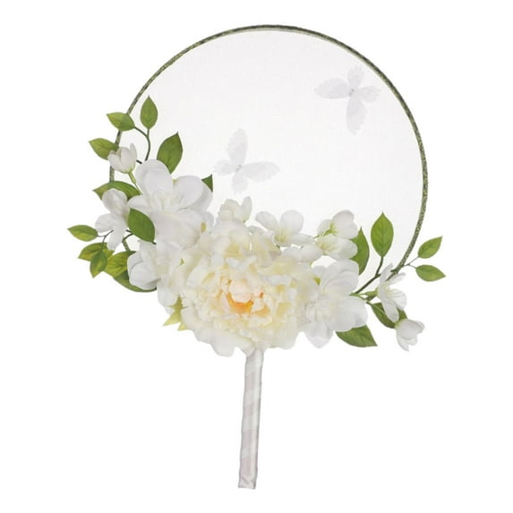 Segolike Chinese Ancient Hand Fan Portable Decorative Handheld Fan for Performances Party A