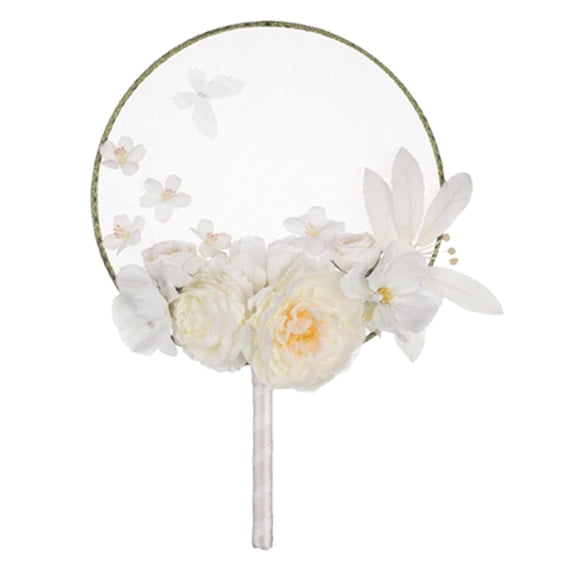 Segolike Chinese Ancient Hand Fan Portable Decorative Handheld Fan for Performances Party D