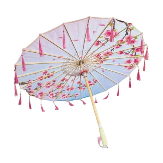 Segolike Chinese Oiled Paper Umbrella 32" Sunshades Silk Umbrella for Photography Wedding Style D
