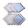 thumbnail image 1 of Segolike Cloth Men Handkerchiefs Pocket Square Hankies Premium Gifts 16inch Bandanas Kerchief Hanky for Male, Gentlemen, Friends, Weddings, Celebration Style I 18Pcs Random, 1 of 8