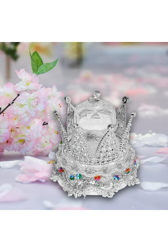 Crown Jewelry Boxes Wedding Box Jewelry Case Jewelry Organizer Display s Holder for Showcase Anniversary Bride Decor