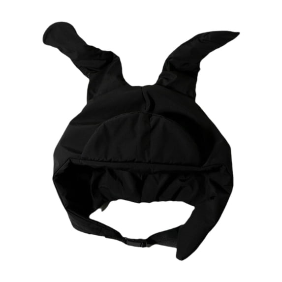 Segolike Down Hat with Earflaps Ear Protection with Ear Flaps Lightweight Down Filled Hat Black