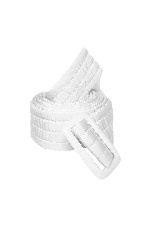 Down Jacket Belt Stylish Waist Ribbon for Winter Clothes Decoration Overcoat White