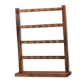thumbnail image 1 of Segolike Earring Holder Jewelry Organizer with Wood Base Earring Organizer Jewelry Stand for Cabinet, Home Decor Dressing, Table Store 4 Layer, 1 of 8
