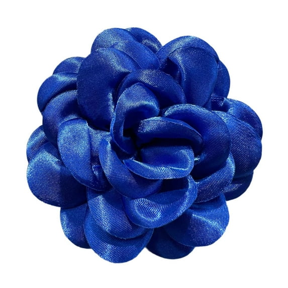 Segolike Flower Brooch Decorative Rose Brooch for Womens 3.94inch Classic Corsage Lapel Pin for Dance Party Clothes Accessories Jewelry Navy Blue