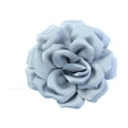 thumbnail image 1 of Segolike Flower Brooch Lapel Pin for Women Ladies Handmade Decorative Corsage Boutonniere for Dance Party Ceremony Clothes Accessories Gray, 1 of 8