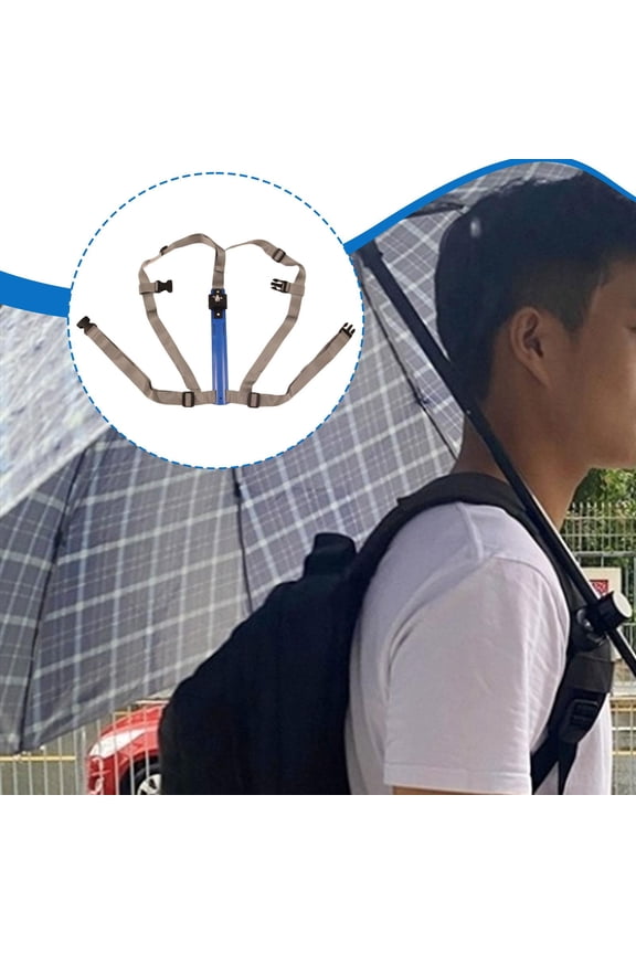 Hands Free Sun Blocker Umbrella Holder Accessory for Travel Outdoor Activity Back