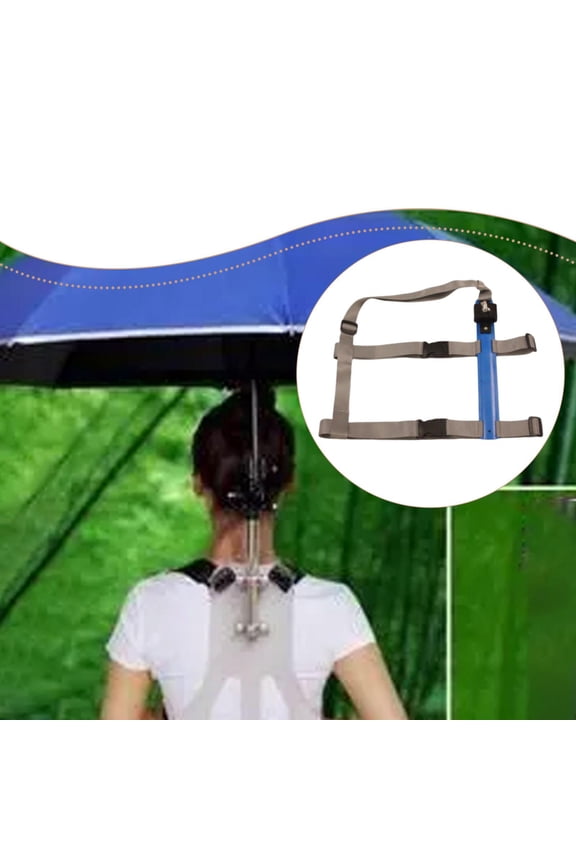 Hands Free Sun Blocker Umbrella Holder Accessory for Travel Outdoor Activity Front