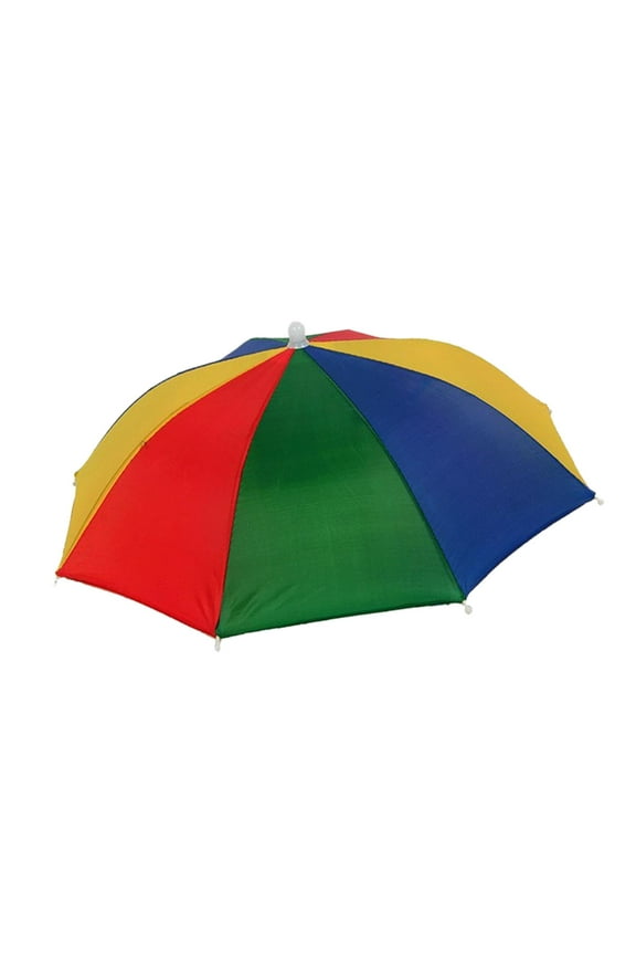 Hands Umbrella Hat Folding Colorful Easy to Wear Fishing Umbrella Protection for Golf Gardening Men Women Travel