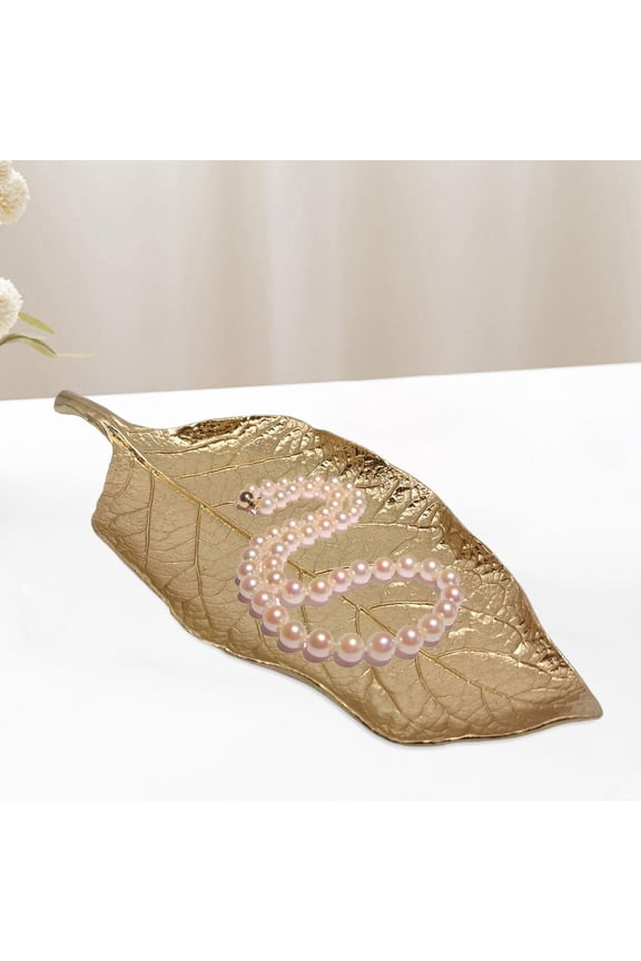 Jewelry Display Plate Jewelry Tray Ornament Sturdy Jewelry Storage Tray Jewelry Trinket Dish for Watches Living Room Necklace 19cmx8cmx1.5cm