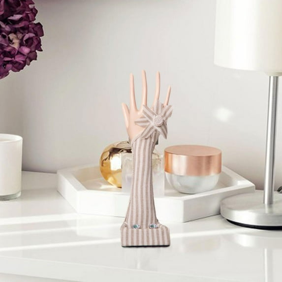 Segolike Jewelry Display Stand Jewelry Holder Necklaces Show Rack Soft Surface Earrings Exquisite Bracelet Tabletop Jewelry Organizer hand