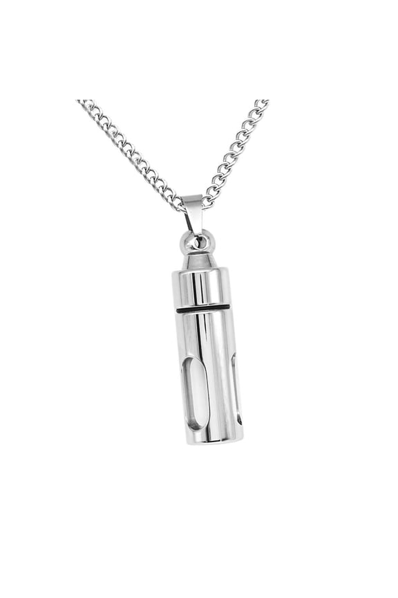 Jewelry Men's Women's Pendant Commemorative Ash Urn Pendant Necklace Set Accessory , 54mm