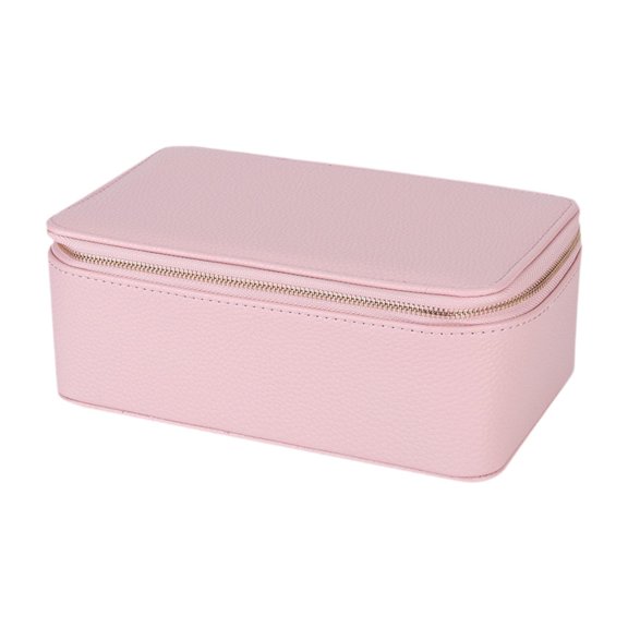Segolike Jewelry Organizer Display Jewelry Box with 12 Bags Container Holder Rings Box Jewelry Storage Case for Necklace Earring Charm pink