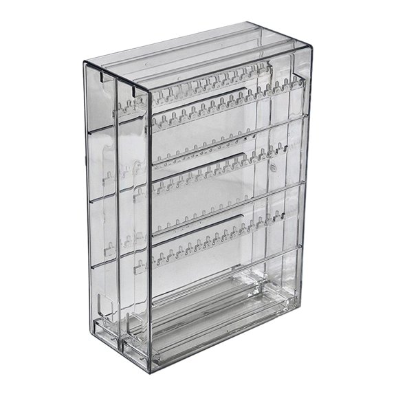 Segolike Jewelry Organizer Showing Rack Large Capacity Dustproof Multifunction Display Stand Earring Holder for Store Home Decor Clear