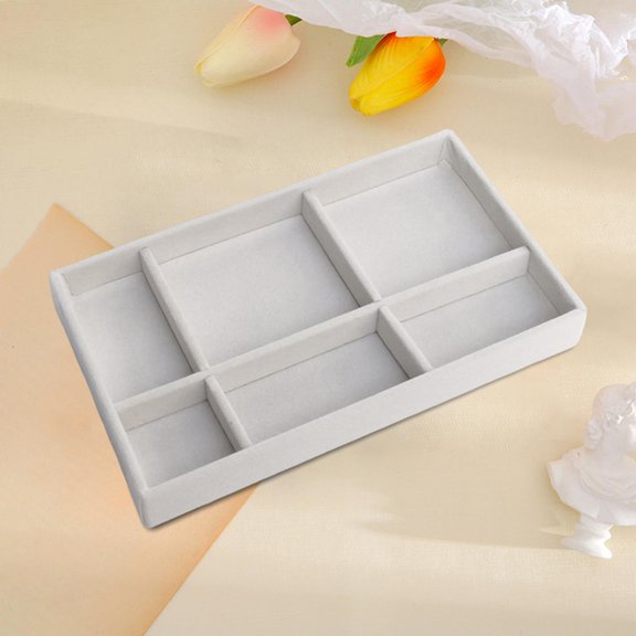 Segolike Jewelry Tray Display Organizer Storage , Grids Rings Earrings Bracelet Watch Showcase Display Tray