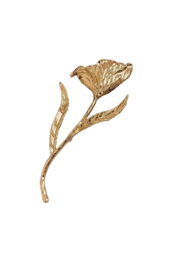 Large Big Flower Metal Brooch Statement Brooch Clothing Accessories Decorative for Women Corsage Pin for Daily Wear Bags Hats golden