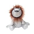 thumbnail image 1 of Segolike Lion Shaped Backpack PU Leather Stuffed Toy Lovely Novelty Zippered for Women Argent, 1 of 8