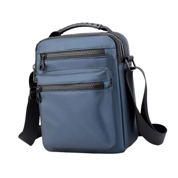 Segolike Men' Cross Body Bag Zipper Lightweight Travel Bag Utility Shoulder Bags Satchel Bag for Hiking, Work ,Traveling ,Cycling ,Adults Deep Blue