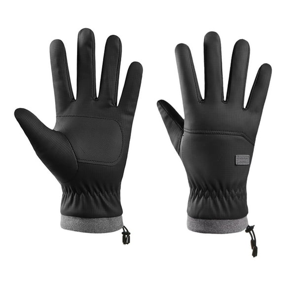 Segolike Mens Waterproof Winter Gloves Warm Gloves Touchscreen Motorcycle Gloves Comfortable Snow Ski Gloves Cycling Gloves for Biking Black