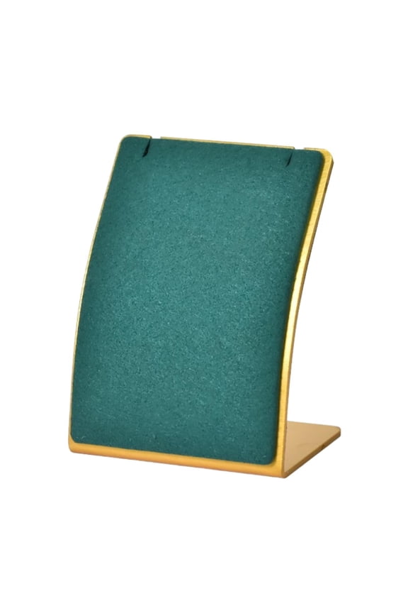 Necklace Display Stand, Necklace Storage Holder Modern Pendants Jewelry Organizer Jewelry Display Board for Photography, Dorm Green