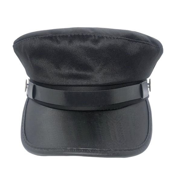 Segolike Newsboy Hat Adjustable 56-62cm Classic Pageboy Cap Travel Fashion for Adults Black Strap