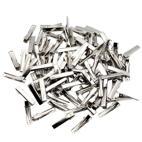Segolike Pack of 30/100 Single Prong Alligator Hair Clips for DIY , , 32mm 100pcs