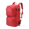 thumbnail image 1 of Segolike Portable Travel Backpack Knapsack with Shoes Compartment for Outdoor Activities Red, 1 of 8