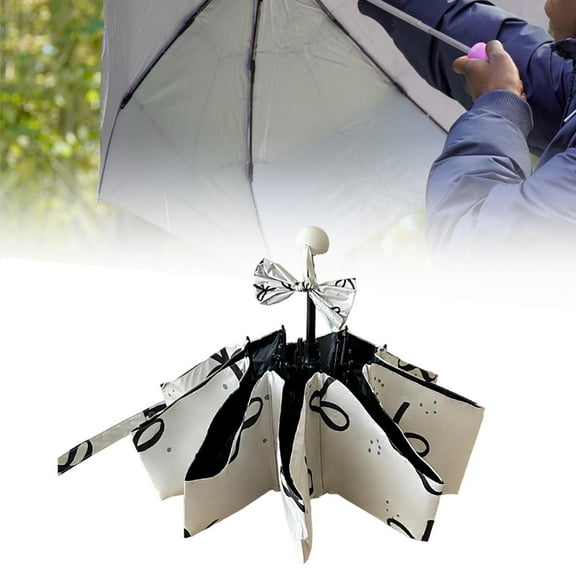 Segolike Portable Umbrella Travel Umbrella,Outdoor Rain Sun Protection Cute Lightweight Compact Folding Umbrella, Umbrella Manual Handle