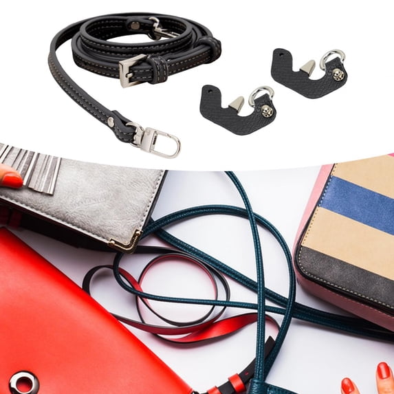 Segolike Purse Strap for Handbag Cross Body Strap Simple Detachable Lightweight Replacement Shoulder Strap for Briefcase Purse Clutches Repairing DIY Gray