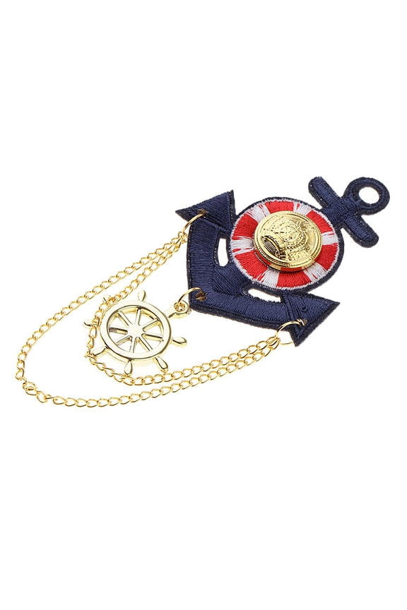 Retro Brooch Badge British Style Navy Wind Suit Medal Corsages Brooces Pins , Blue Style 10