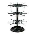 thumbnail image 1 of Segolike Rotating Jewelry Display Stand Necklace Holder 3 Layer Compact Keychain Display Stand for Showcase Watches Necklaces Earrings Black, 1 of 8
