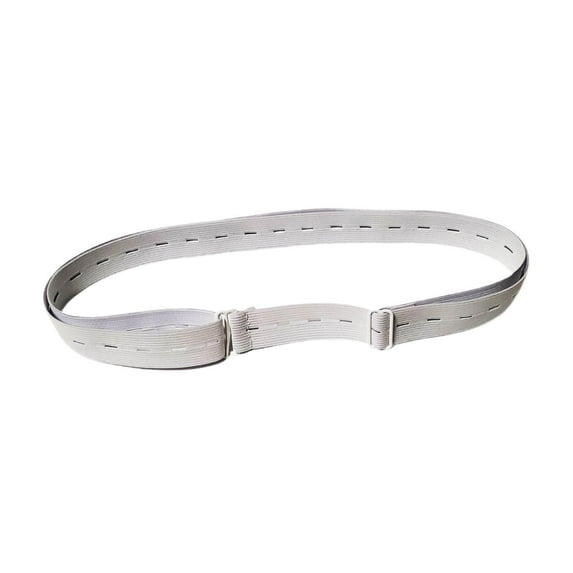 Segolike Shirt Stay Belt Fixed Waistband Keeps Shirt Tucked in Adjustable Shirt Lock Belt White