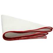 Segolike Square Colorful Rim Men Hanky Pocket Towel Wedding Party Hankies Handkerchief , Red