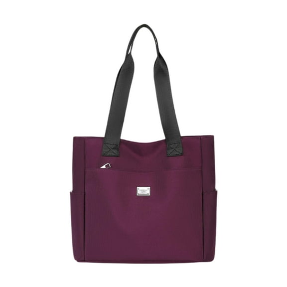 Segolike Tote Bag for Women Satchel Bag Purse Large Capacity Oxford Cloth Commuting Bag Top Handle Shoulder Bag for Commuting Vacation