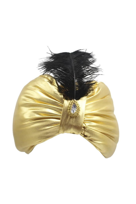 Unisex Men's Halloween Kings Hats Beanie Cover Costume Accessories Headscarf Arabic Headwear Decorations Soft Pre-tied