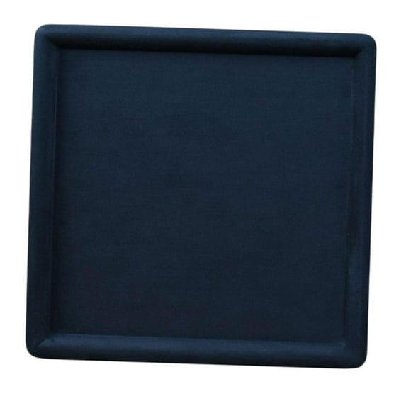Segolike Velvet Jewelry Display Tray Jewelry Organizer Square Rings Dish Plate Storage Holder for Bangle Bracelets Vanity Tray Bedroom Dark Blue
