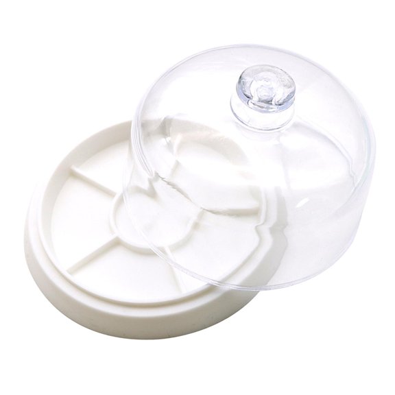 Segolike Watch Accessories Storage Box Watch Tools Storage Multifunction Home Use Professional Portable Protector Watch Movement Tray white