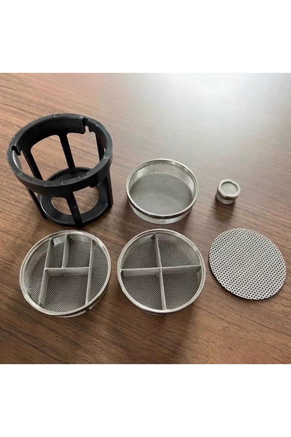 Watch Cleaning Basket Set with Sieve Insert, Watch Repair Sieve Holder, Easy to Use, Portable, Accessory, Cleaning Tool Made of Stainless Steel