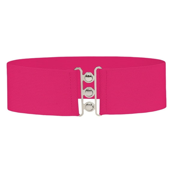 Segolike Wide Elastic Waist Belt for Women Ladies Cinch Belt for Blouse Jeans Dresses Pink